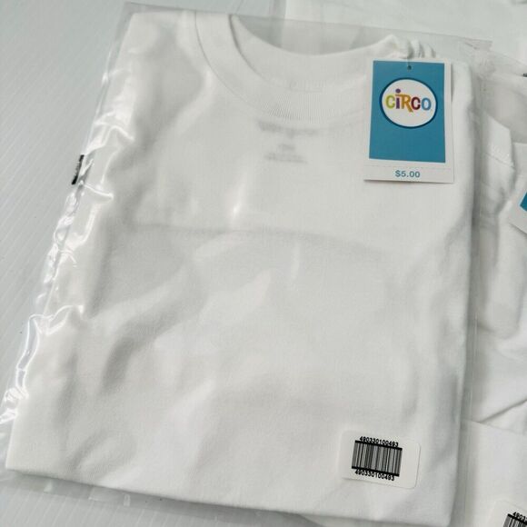 Lot Of 10 Circo White Long Sleeve Tee Blanks NWT Size 12 Mo - Picture 3 of 5